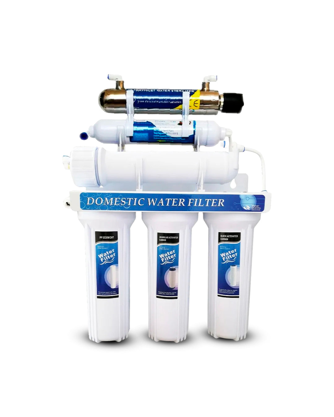 Purificador 6 etapas ultrafiltración + lámpara luz ultravioleta